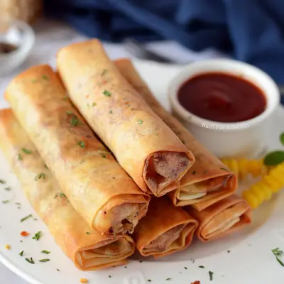 Cheese Spring Roll (Street Style)